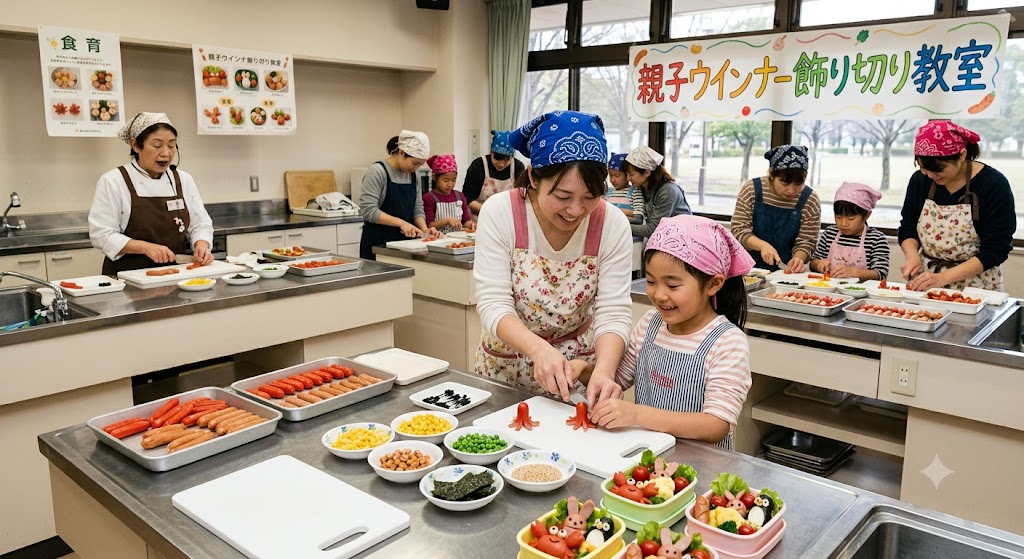 ウインナーの飾り切り教室（先着15組）