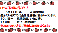 いちご狩り