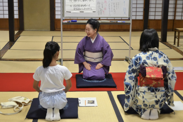 和文化体験「礼法」
