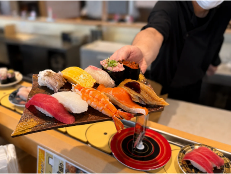 平日限定1,100円！岡山の回転寿司でランチが拡大