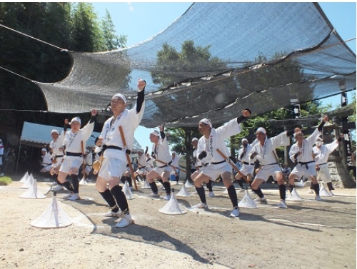 大野下雨乞い奴踊り奉納