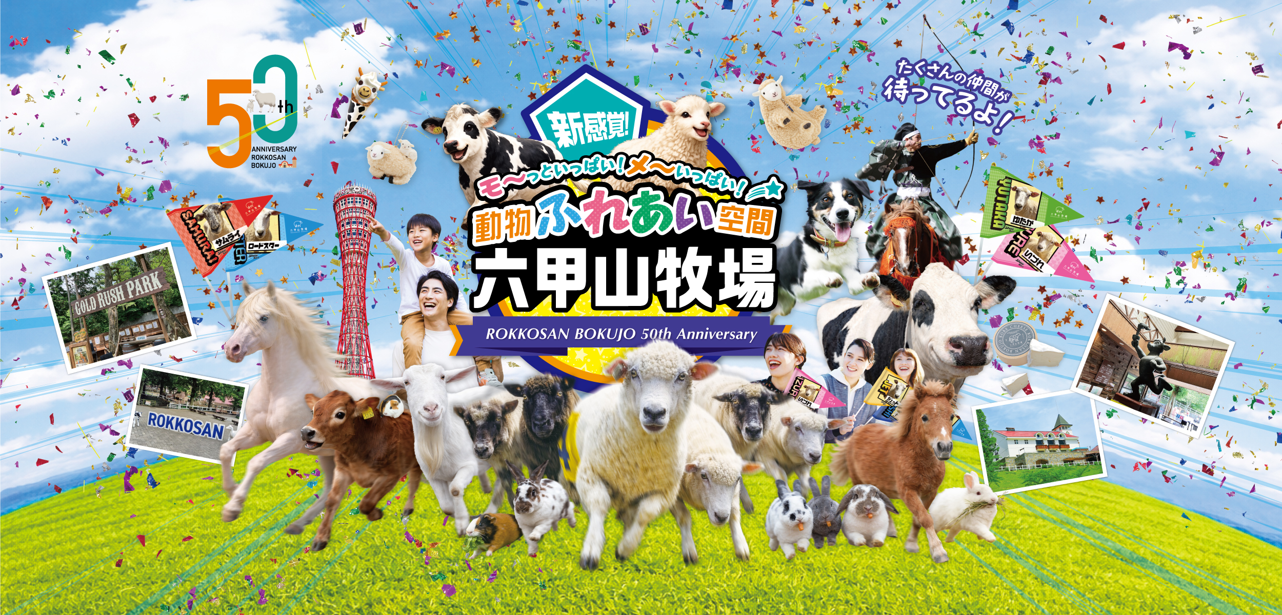 【50周年記念イベント】六甲山牧場