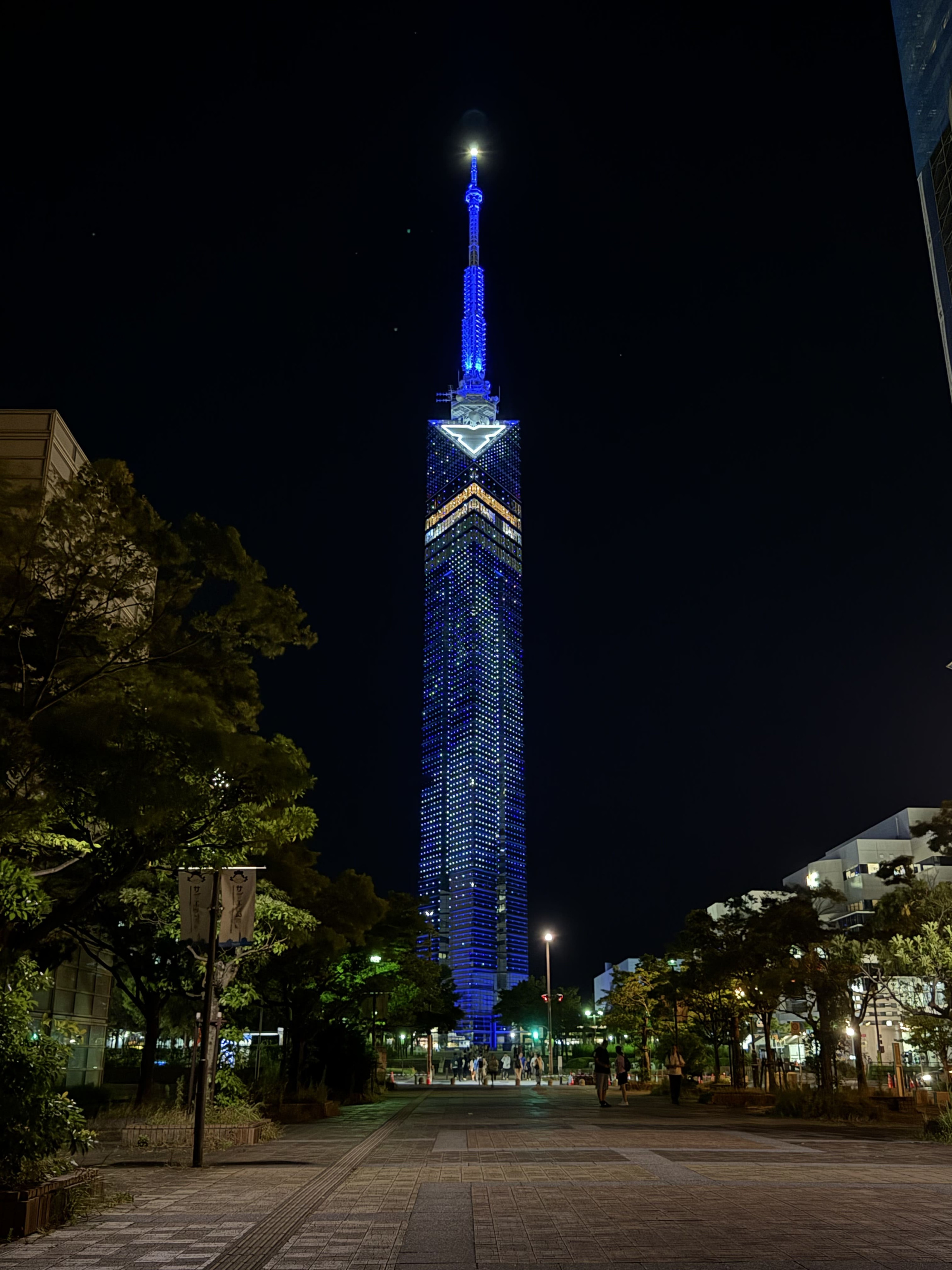 天の川イルミネーション（福岡タワー）