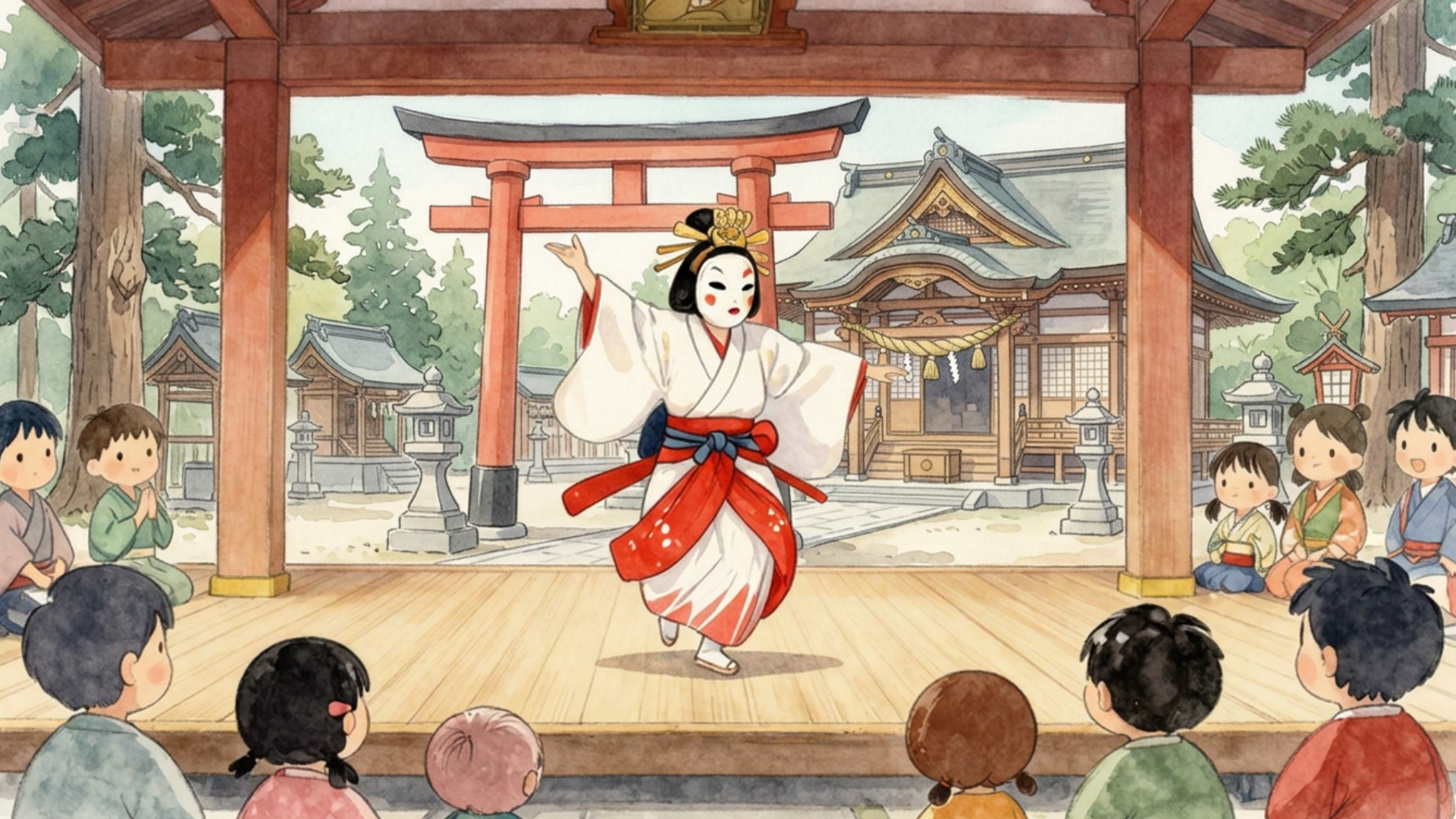 見に来られぇ！子ども神楽披露会