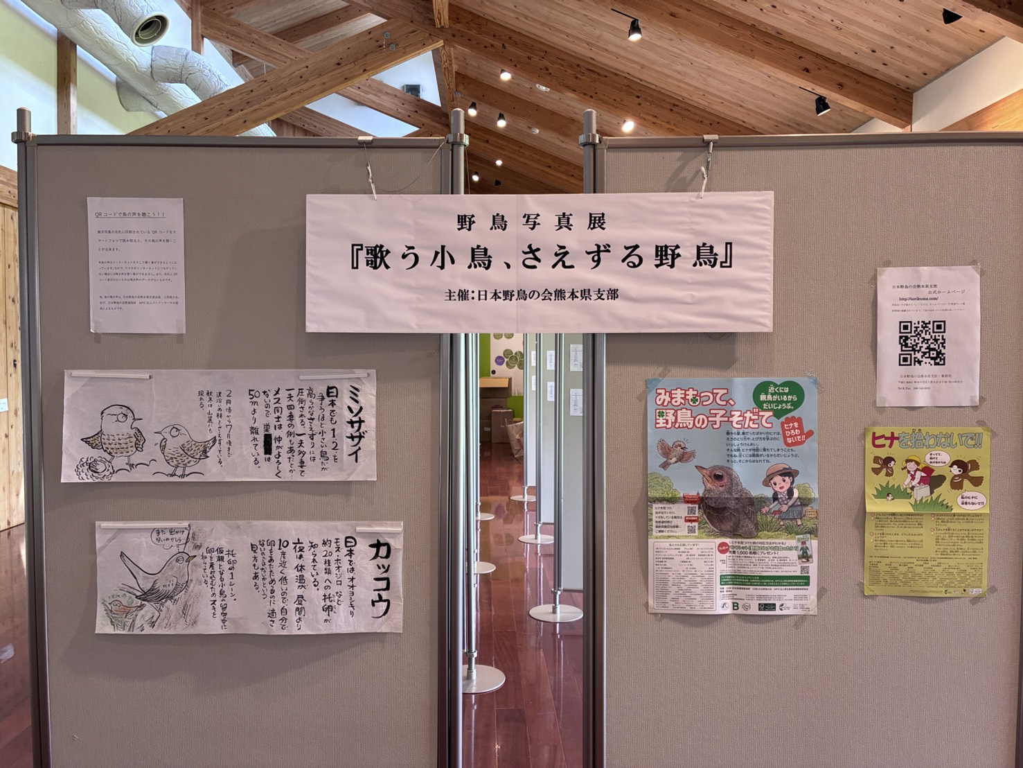 野鳥の会写真展