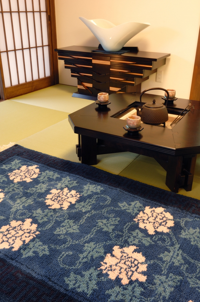 鍋島緞通と八女すだれ展