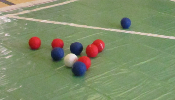 ボッチャ（ソフトボールで楽しむゲーム）