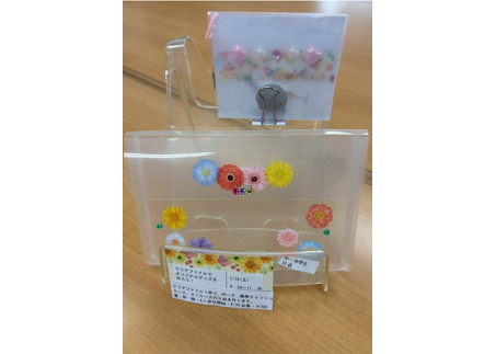 クリアファイルで作る小物三点