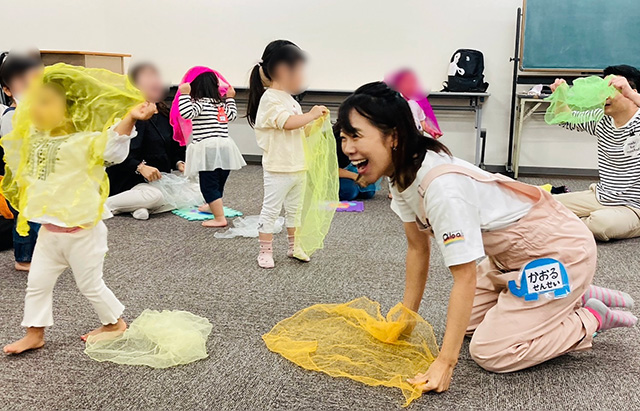 音楽にあわせて楽しくリズムあそび 親子deリトミック♪