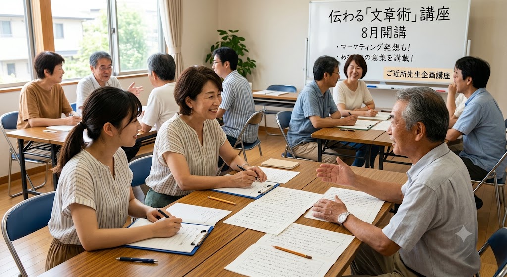 ご近所先生企画「伝わる文章術講座」