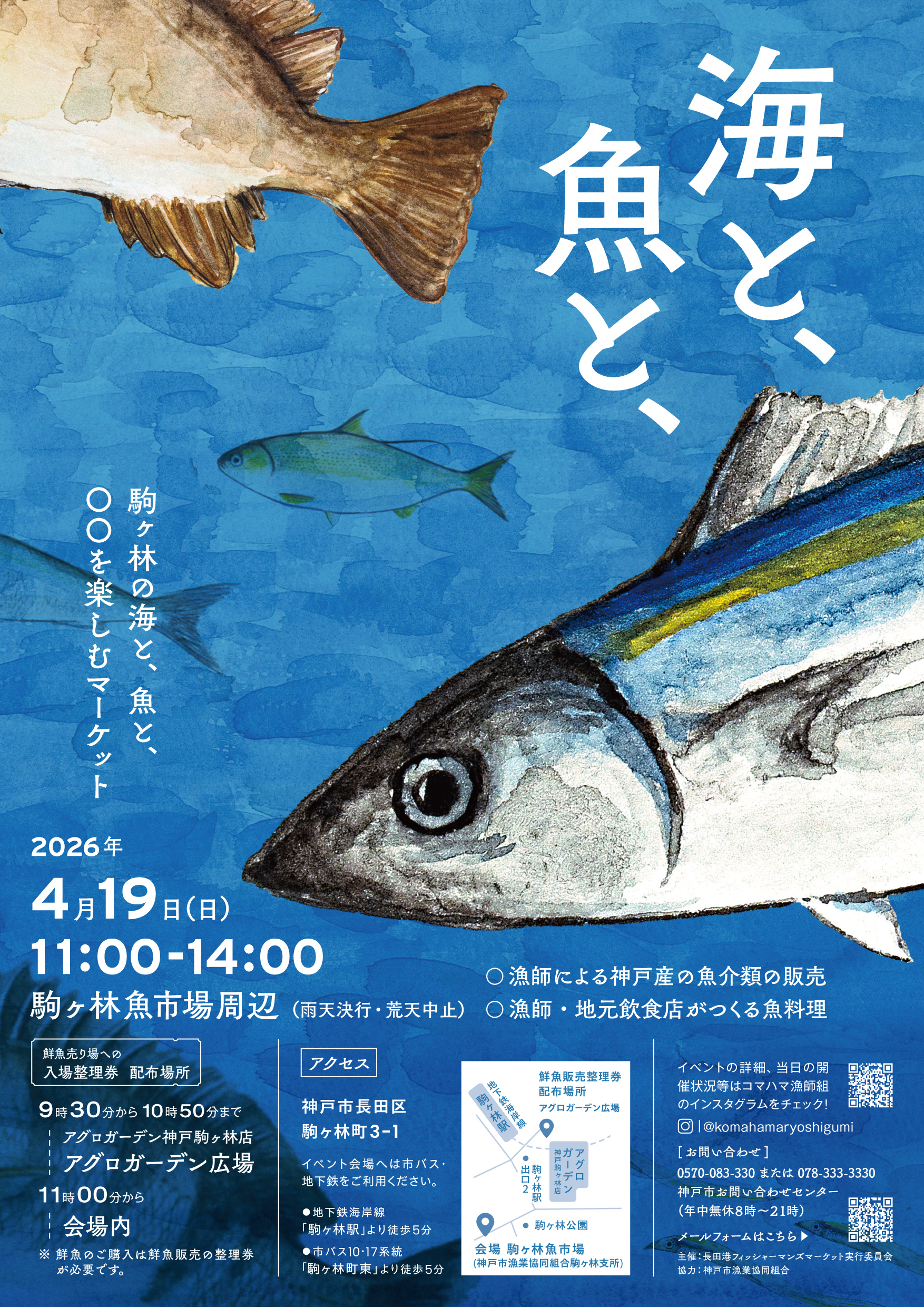 海と、魚と、