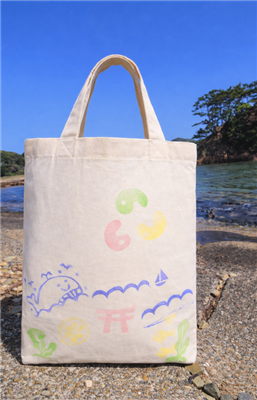 大島オリジナルスタンプで自分だけのエコバッグづくり