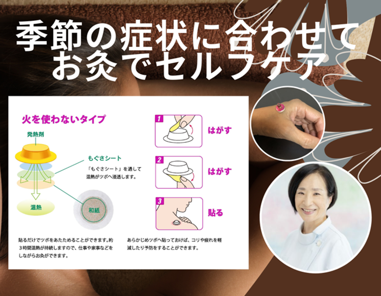 ツボとお灸 美顔（むくみ）と季節のツボ