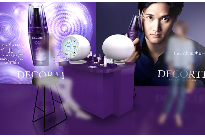 「コスメデコルテ」 LIPOSOME POP UP