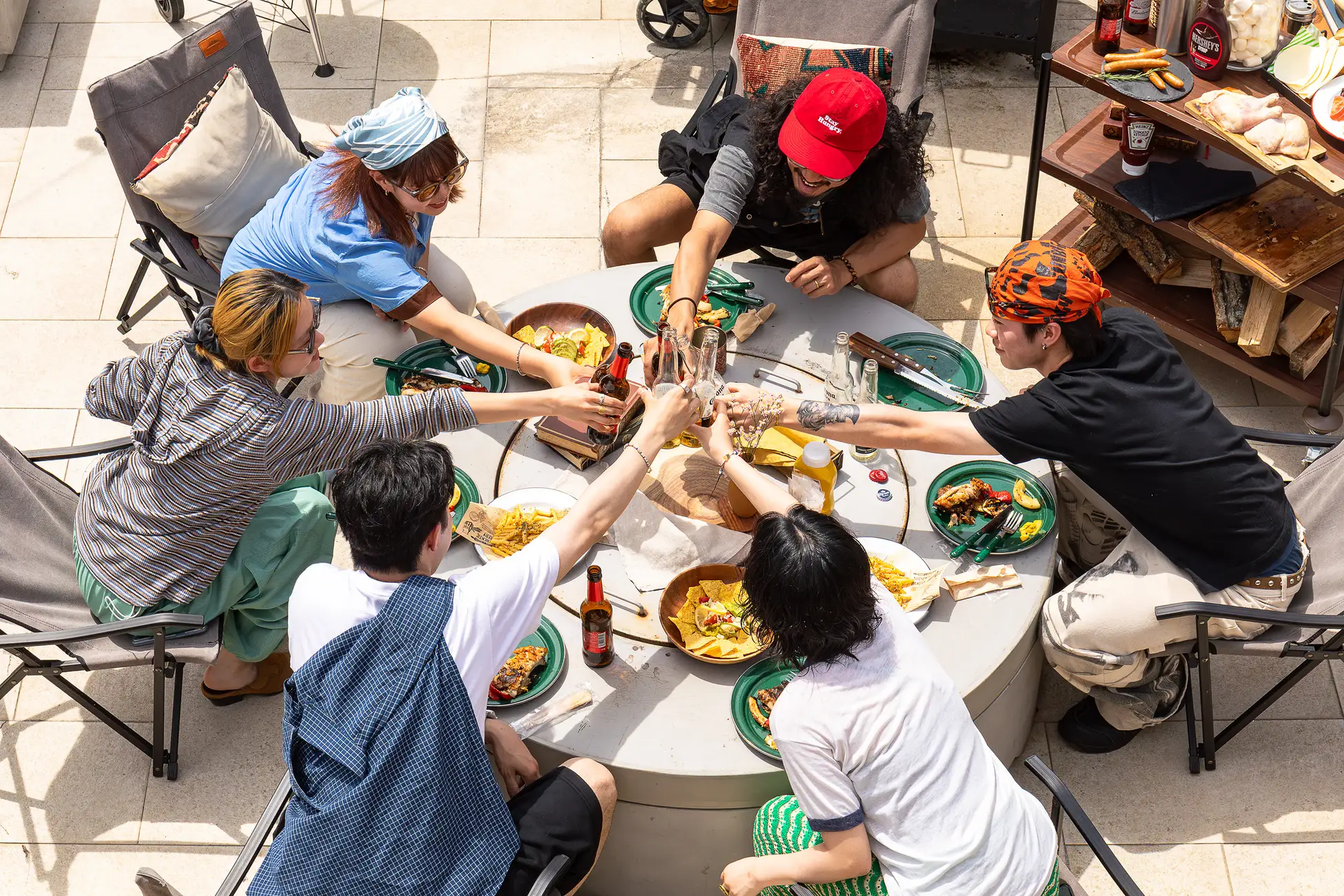 UNWIND ROOFTOP BBQで貸切BBQを満喫