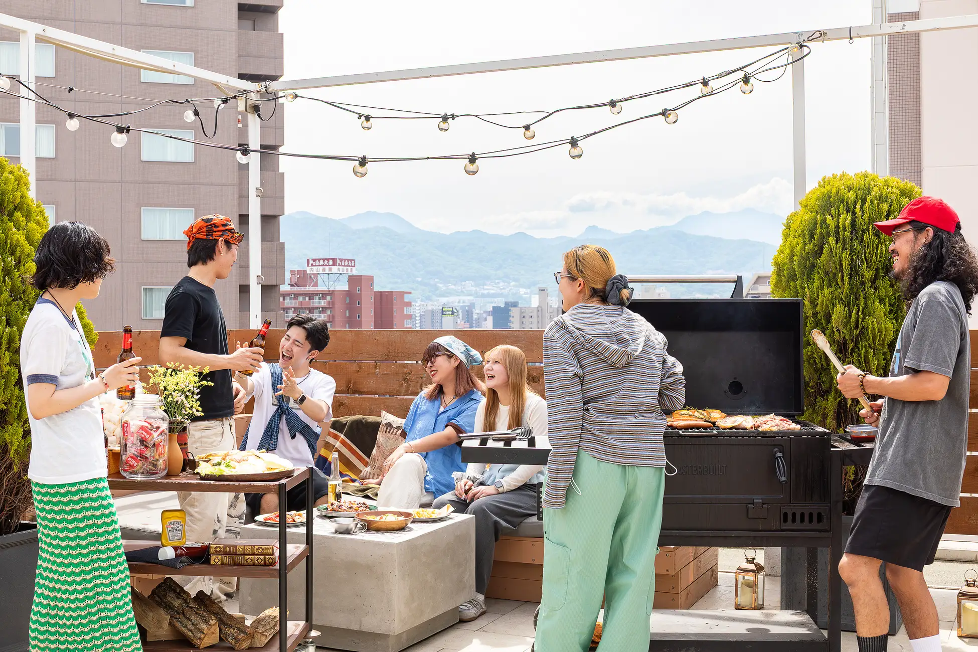 UNWIND ROOFTOP BBQで貸切BBQを満喫