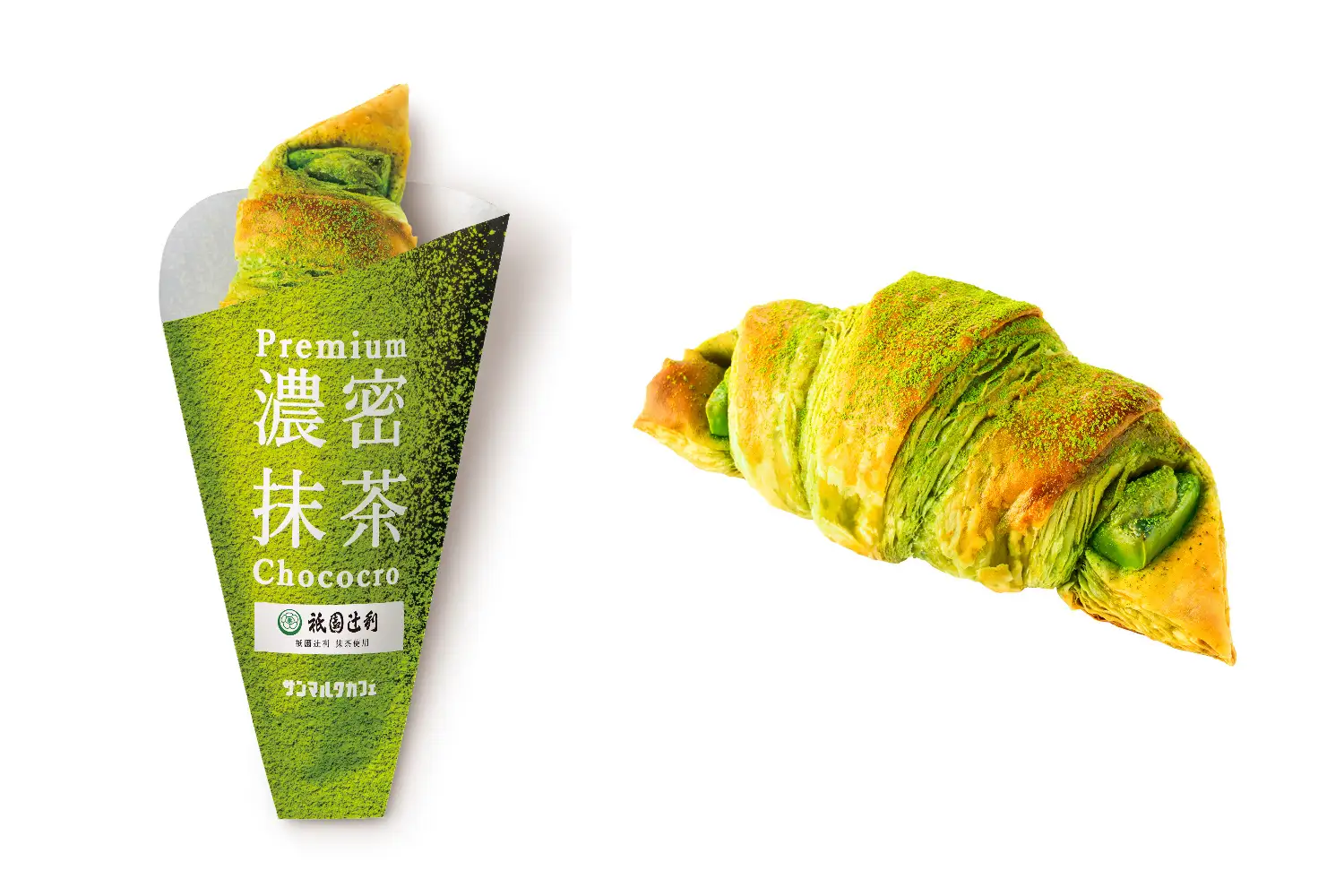 岡山本社のサンマルクカフェ祇園辻利コラボの抹茶スイーツ登場