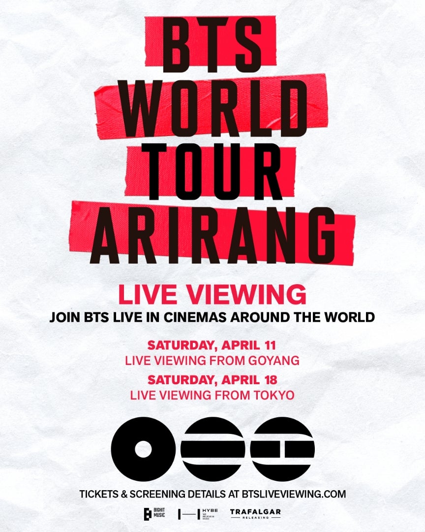 BTS WORLD TOUR ARIRANG ライブビューイング