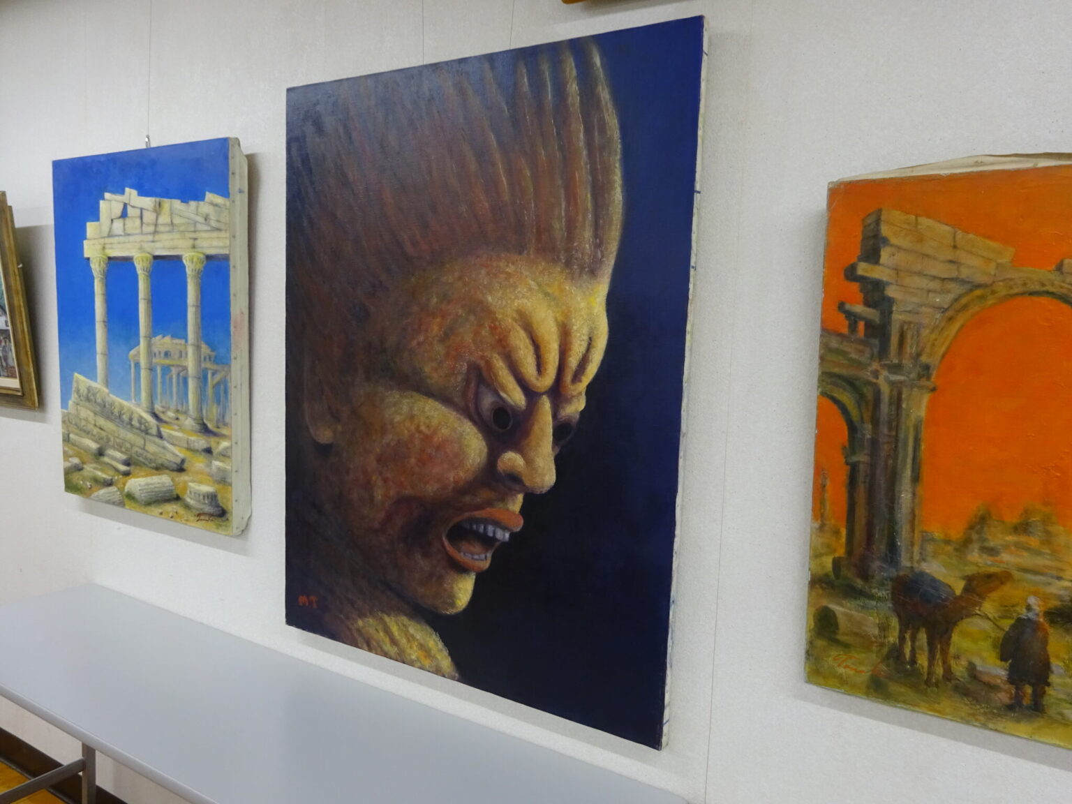 「サロン作品展」田中稔さん静枝さんの絵画展