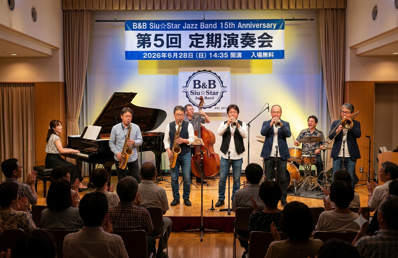 B＆B Siu Star Jazz Band結成15周年