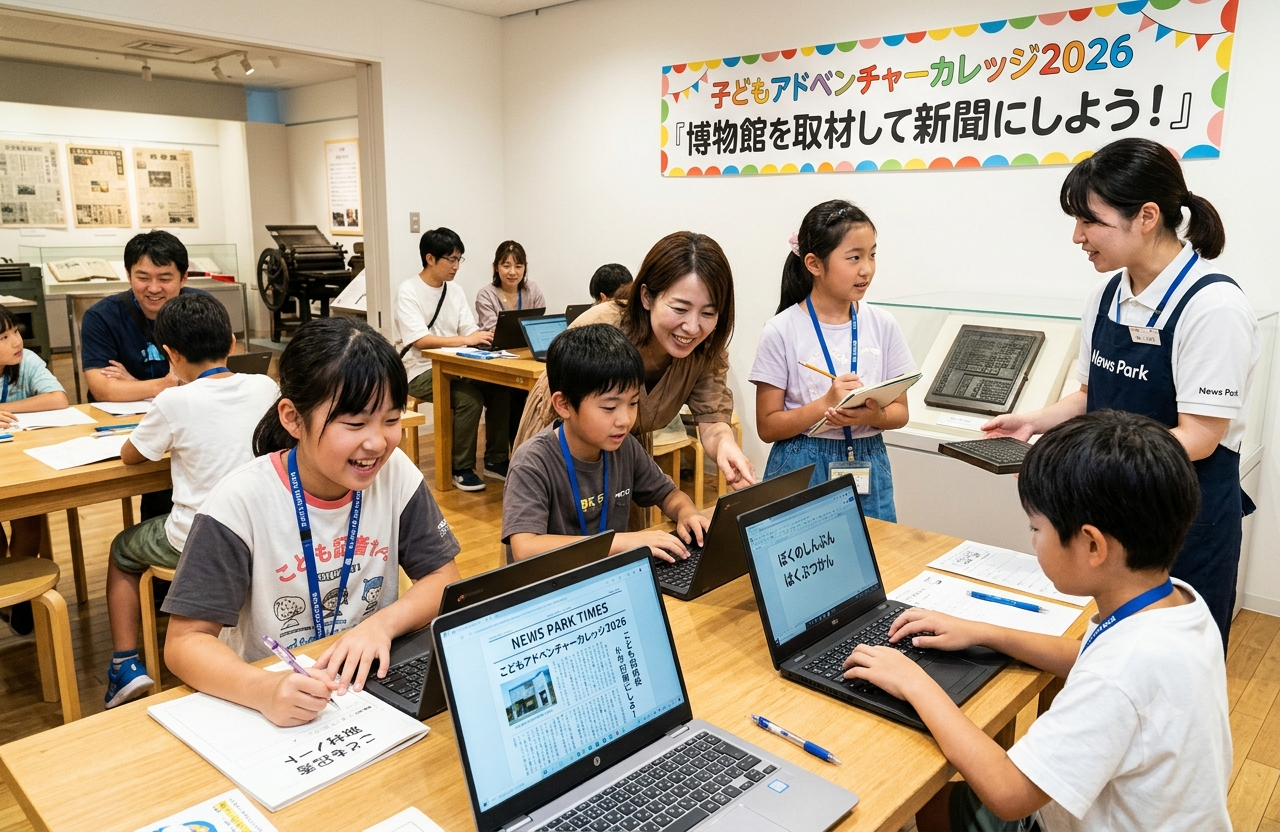 博物館を取材して新聞にしよう！
