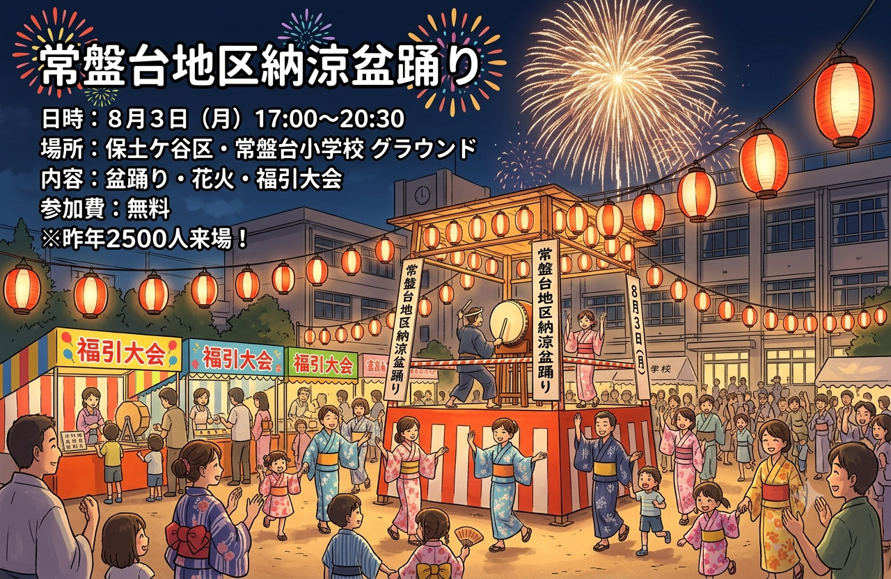 常盤台地区納涼盆踊り