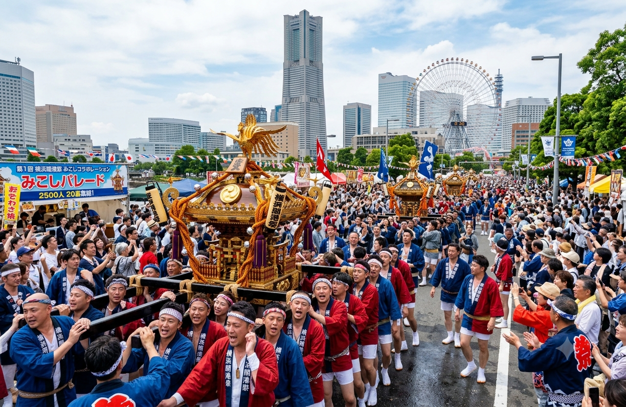 横浜開港祭 みこしコラボレーション