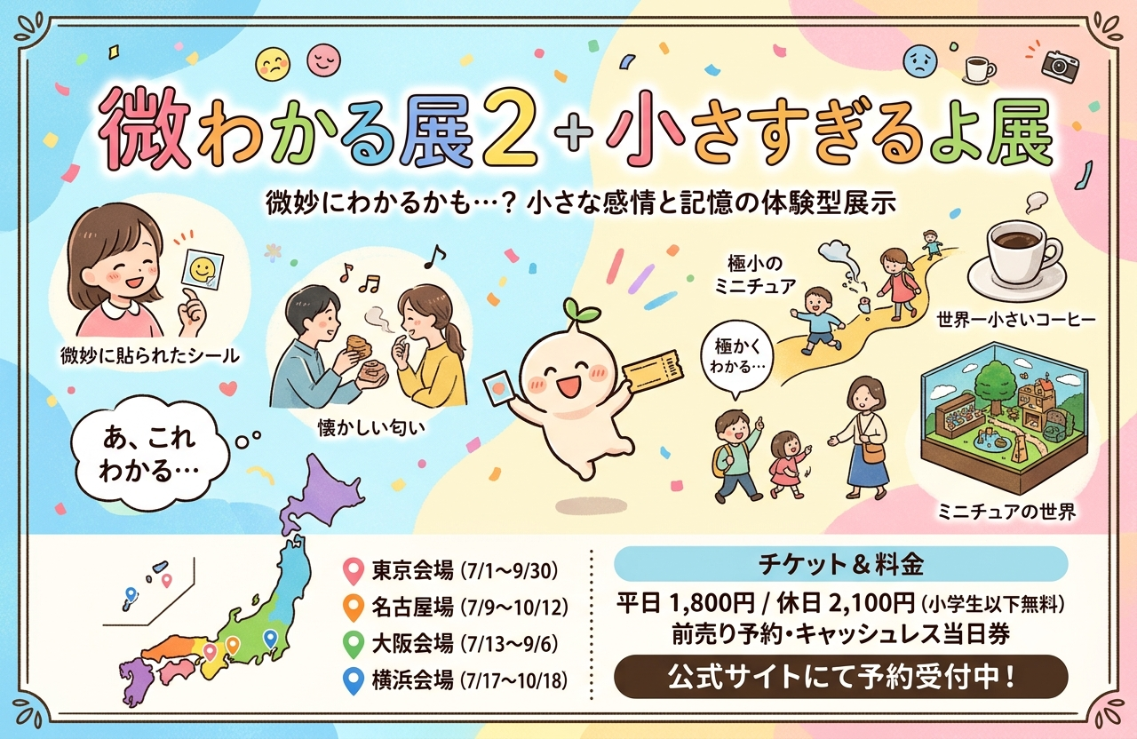 微わかる展2と小さいすぎるよ展