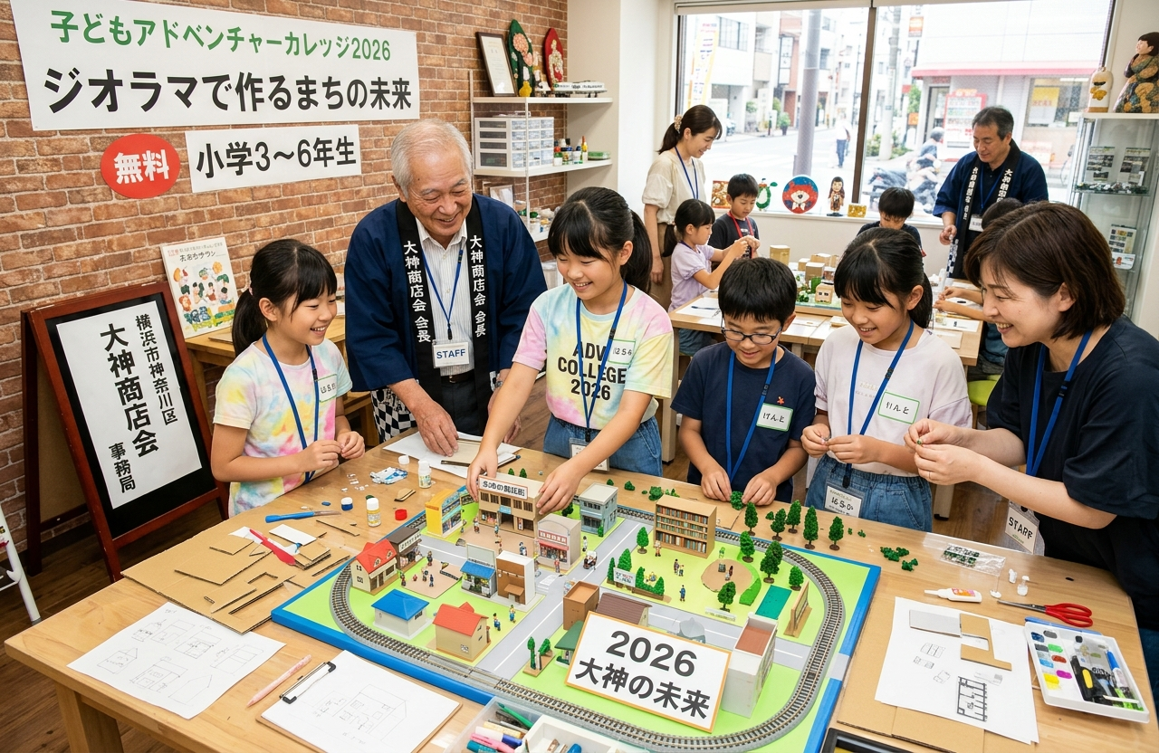 ジオラマで作るまちの未来