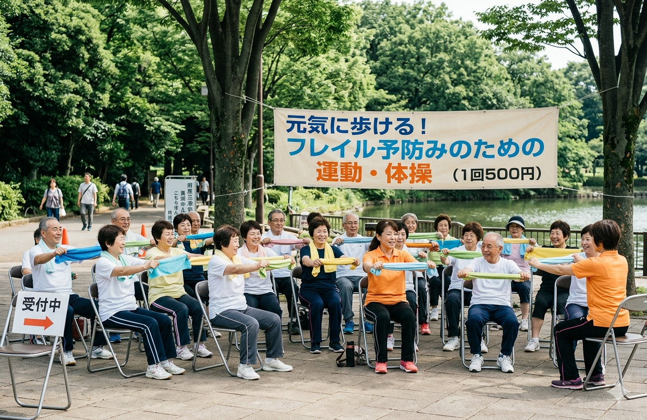 元気に歩ける！フレイル予防のための運動・体操