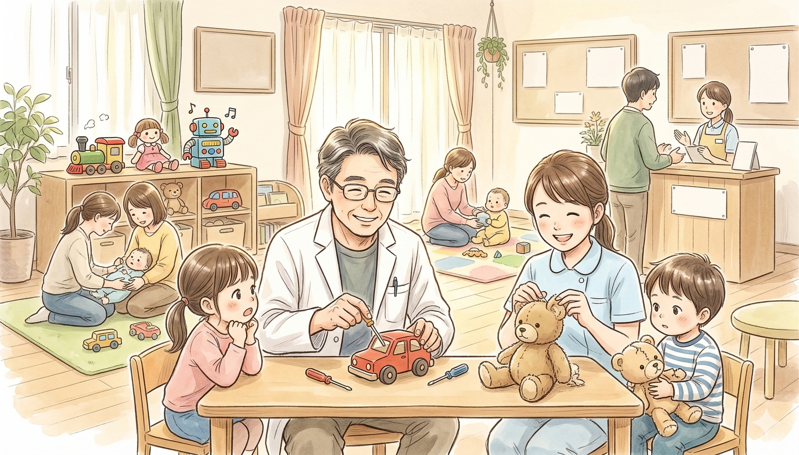 おもちゃの病院がやってくる