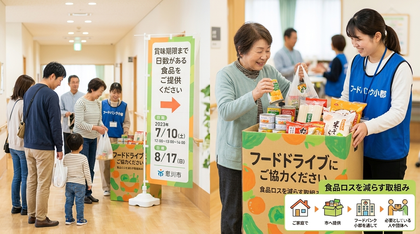 フードドライブにご協力ください！