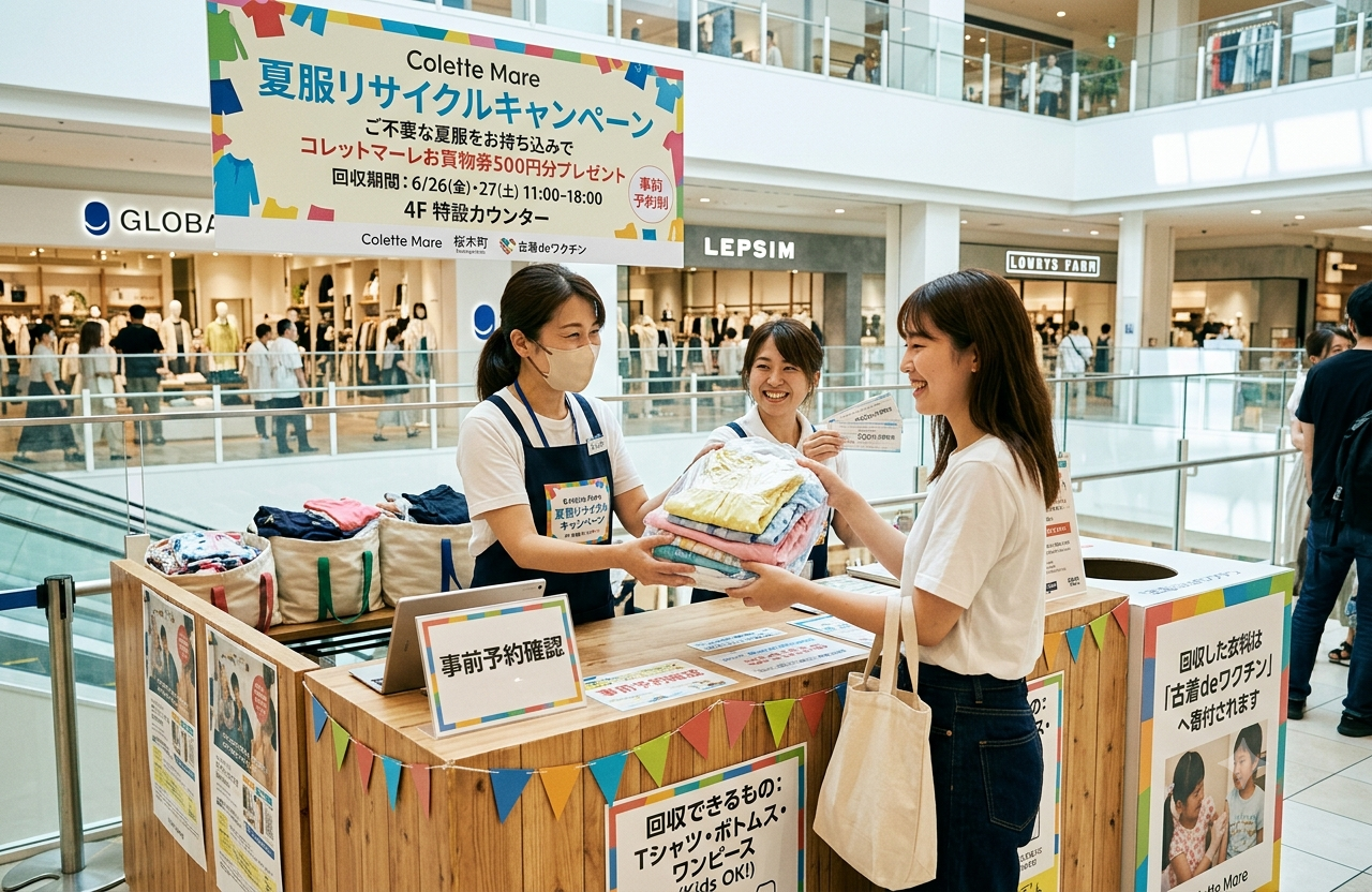 夏服リサイクルキャンペーン