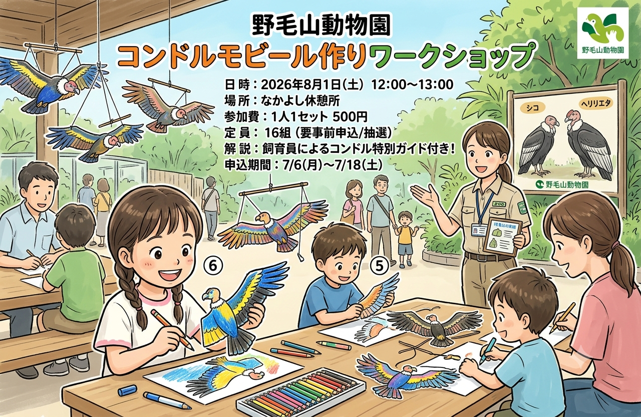 コンドルモビール作り（抽選16組）
