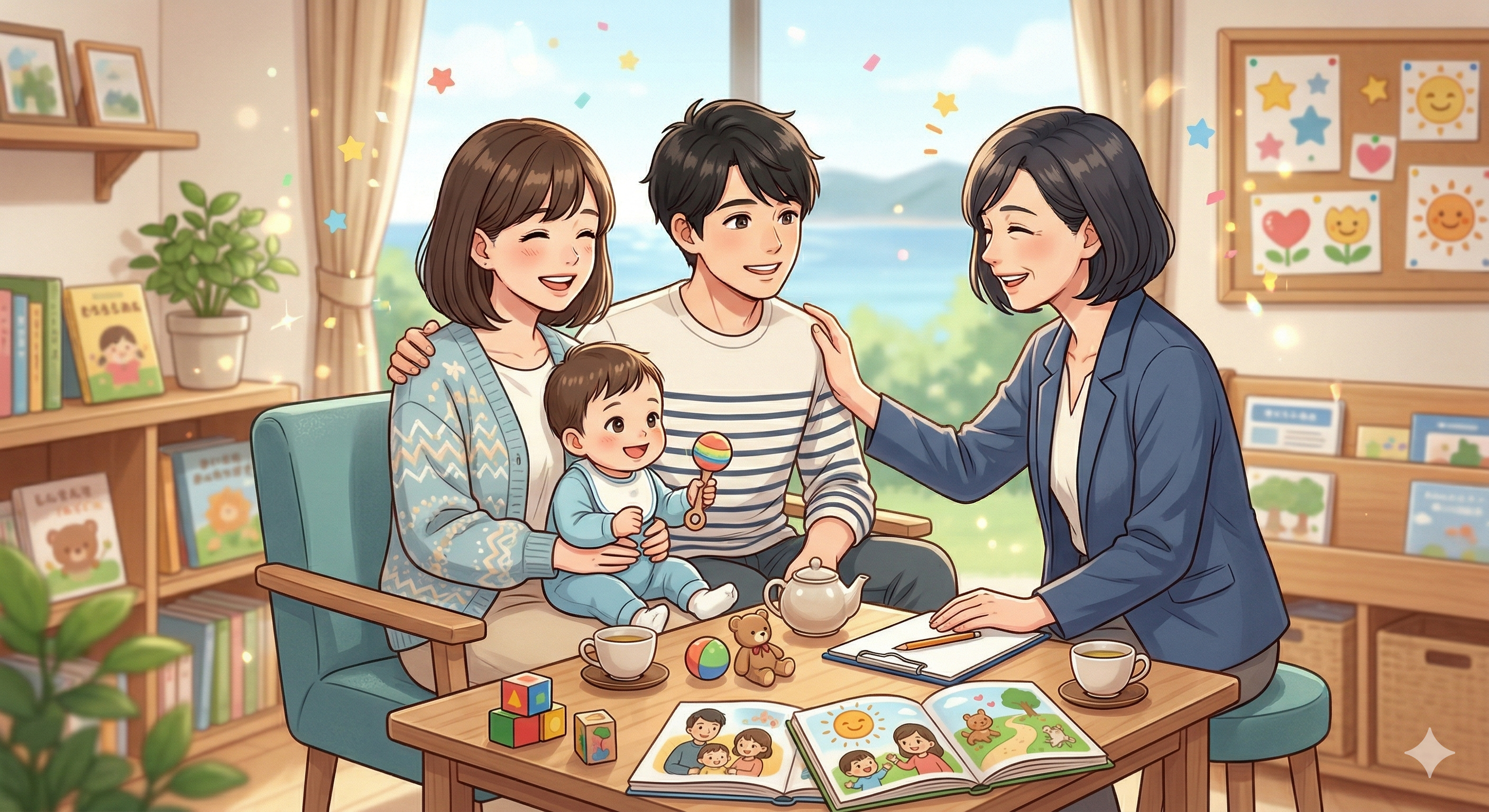 読み聞かせとふれあい遊び