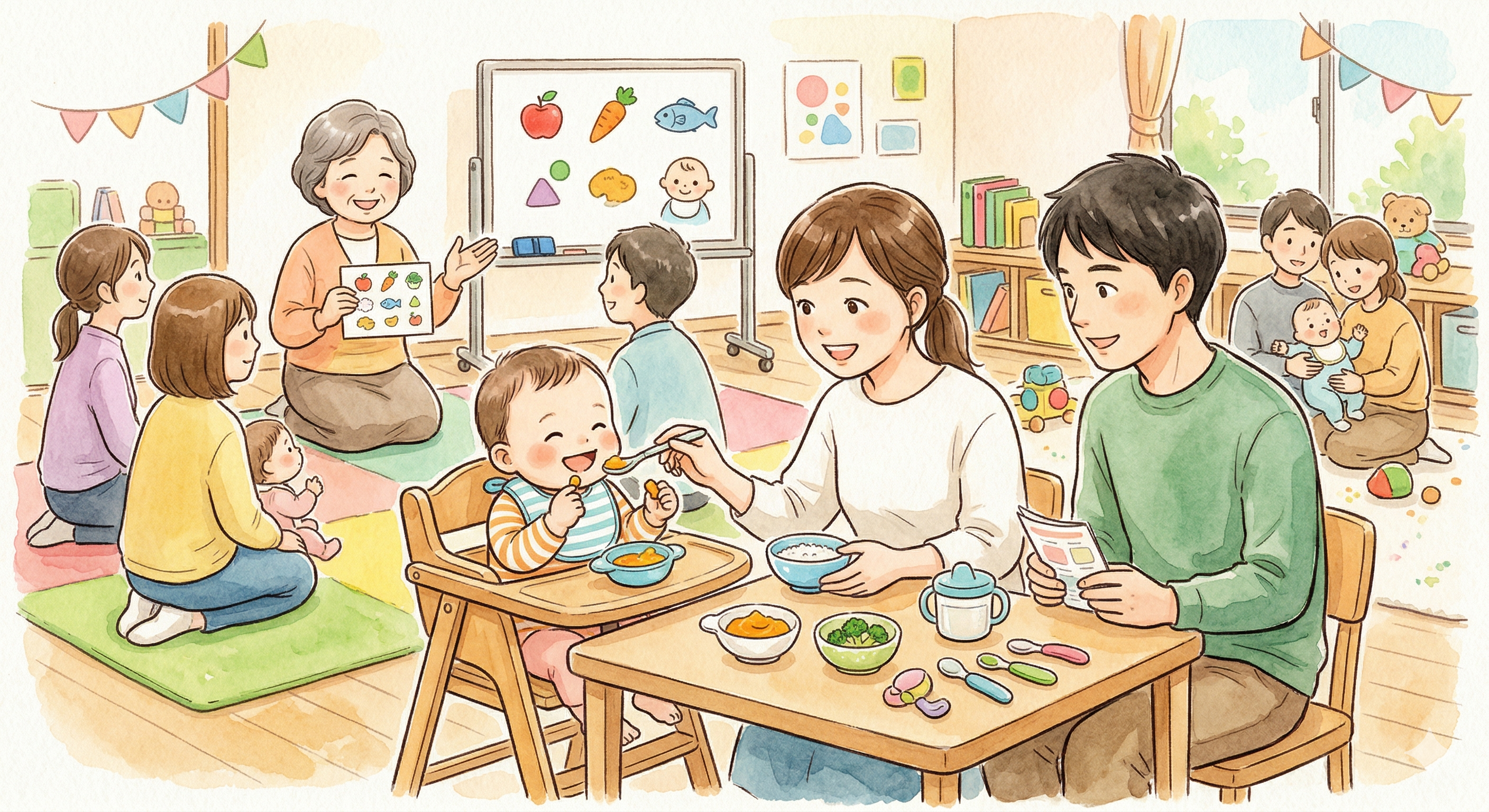 ミニ講座　乳幼児と離乳食について
