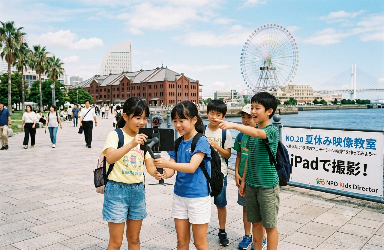 夏休み映像教室「夏休みに横浜のPR映像を作る」