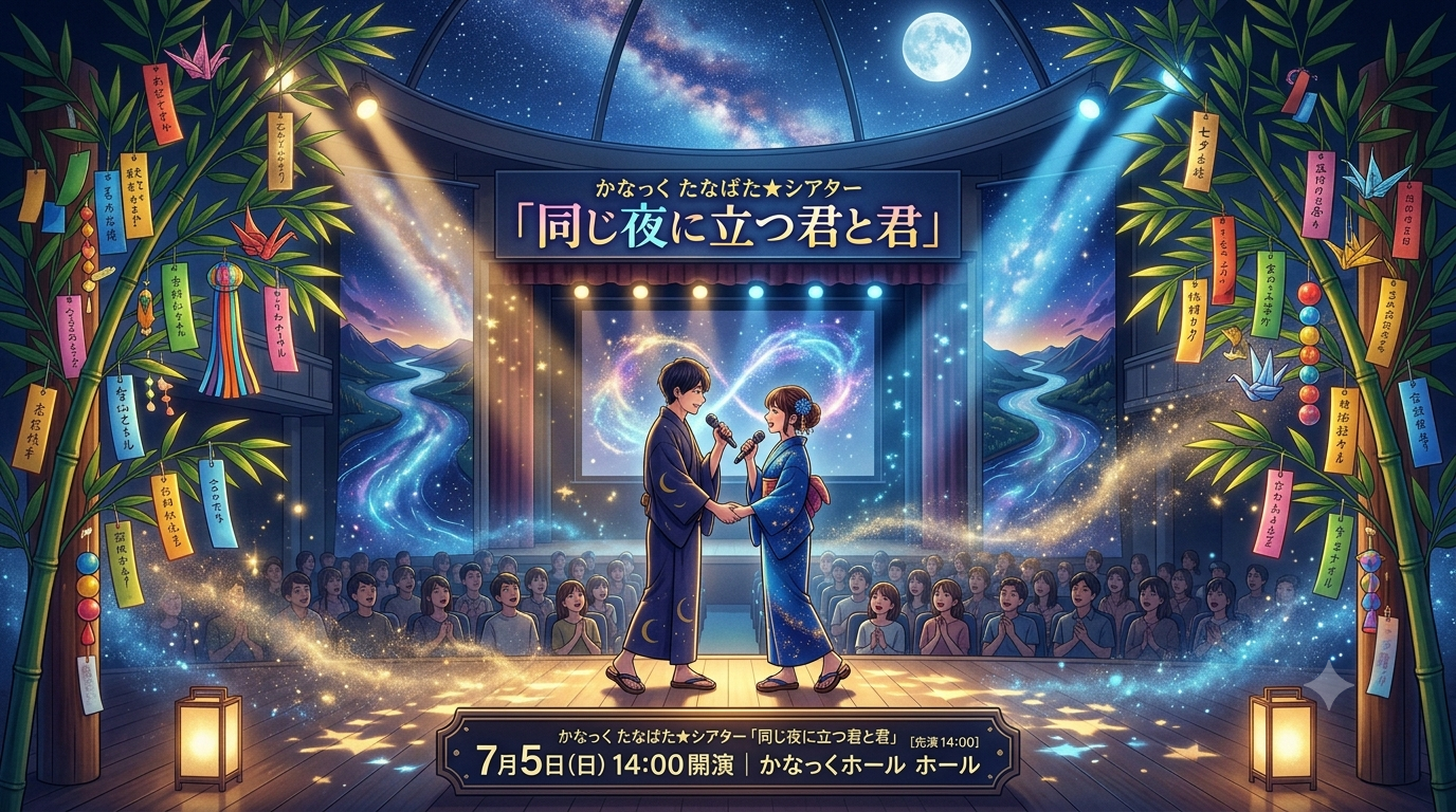 かなっく たなばた　シアター「同じ夜に立つ君と君」