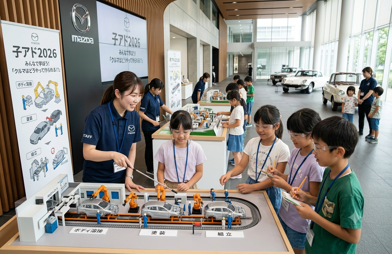 みんなで学ぼう！「クルマはどうやって作られる」
