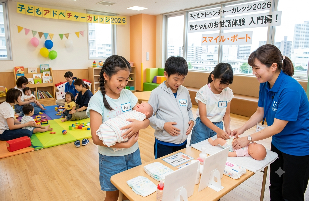 赤ちゃんのお世話体験 入門編！