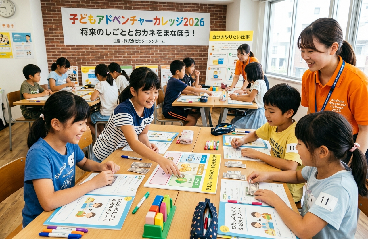 子どもアドベンチャーカレッジ2026「お金のつかいかたを学ぼう」
