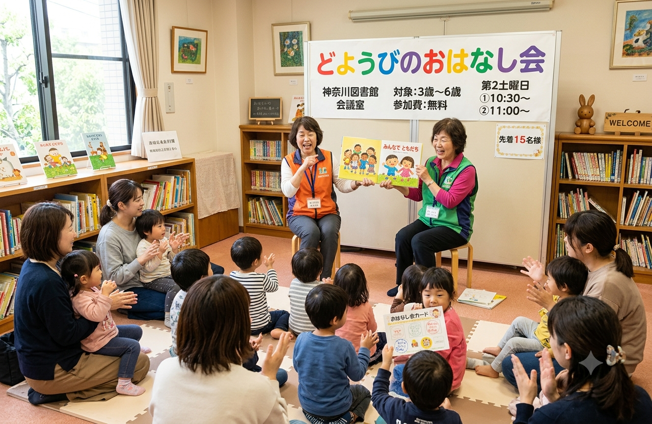 どようびのおはなし会（先着15名）