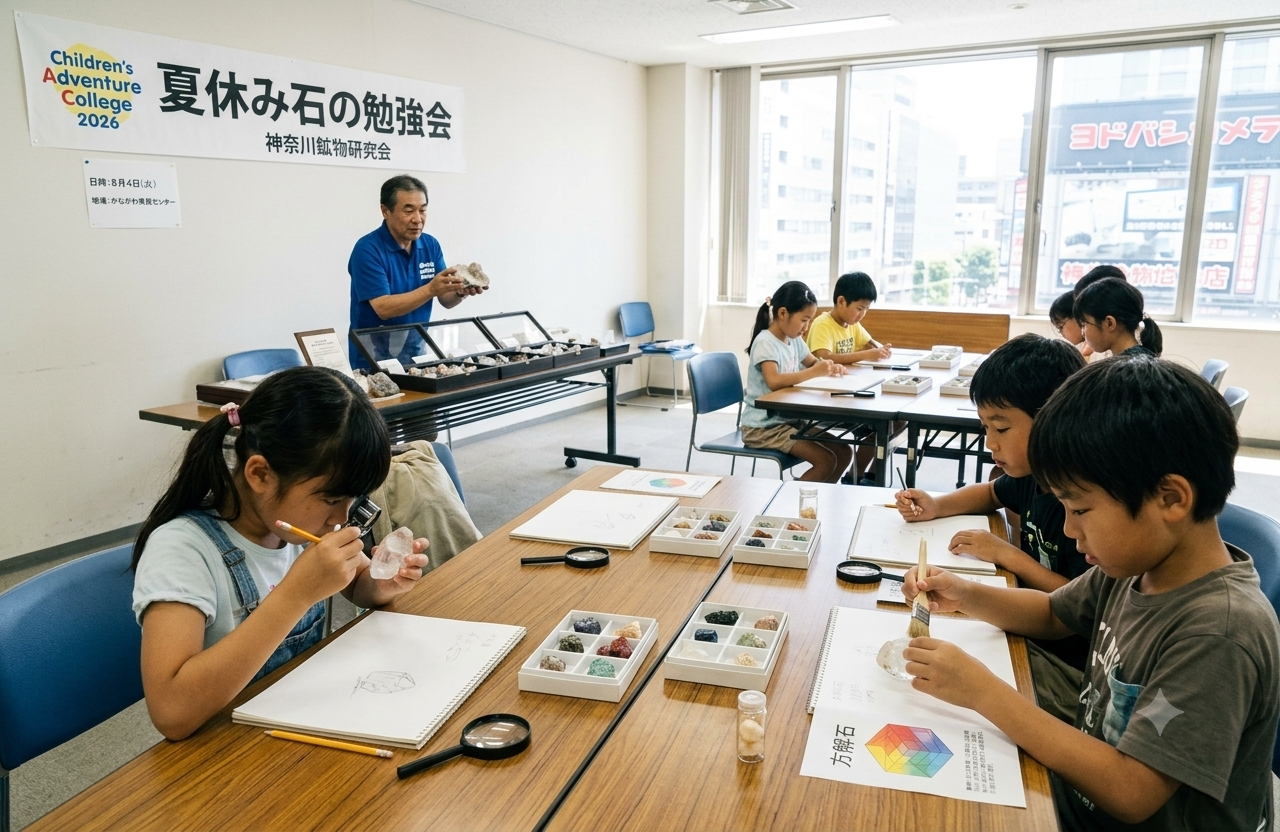 夏休み石の勉強会