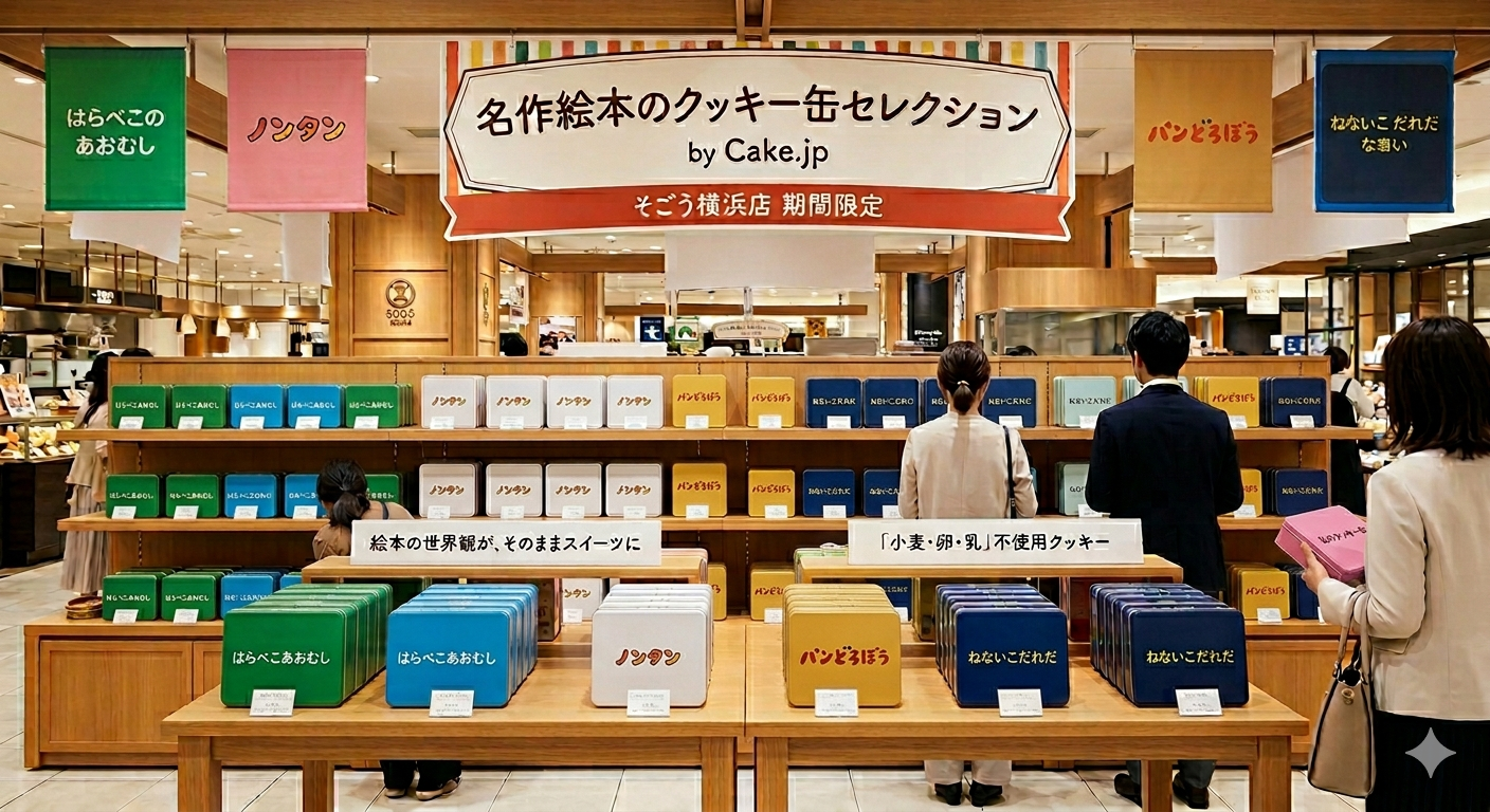 名作絵本のクッキー缶セレクション by Cake.jp