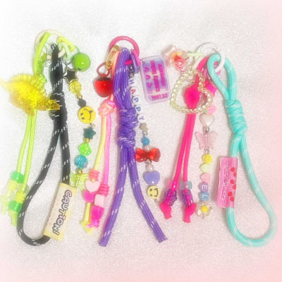 ジャラジャラなキーホルダー作り