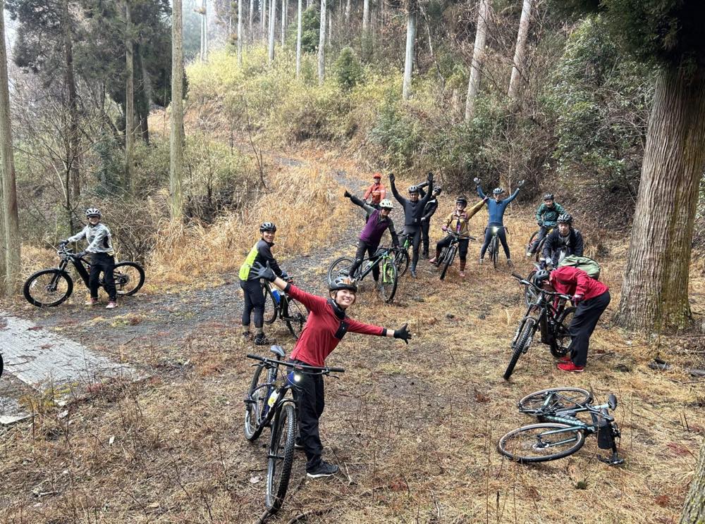 春の小国郷グラベルライド