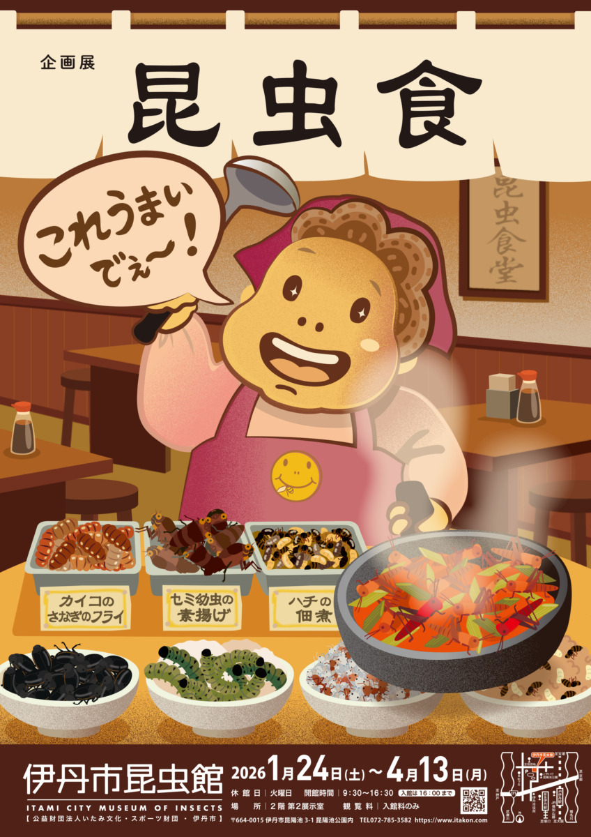企画展「昆虫食～これうまいでぇ」