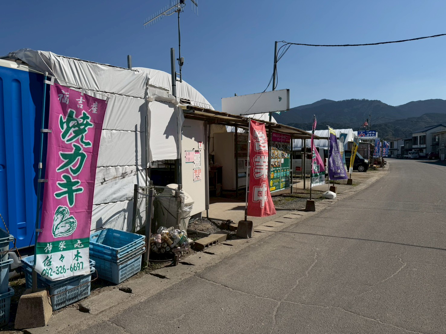 糸島カキ小屋