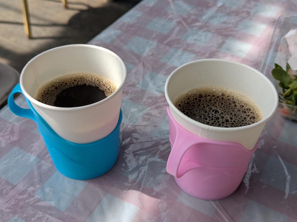セルフサービスのコーヒー