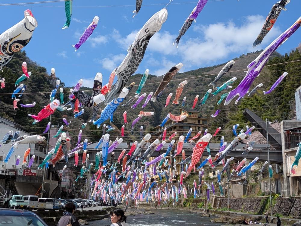 杖立温泉鯉のぼりまつり
